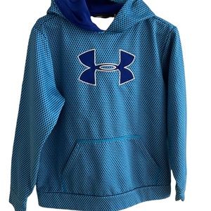 Under armor Blue long sleeve pullover hoodie youth